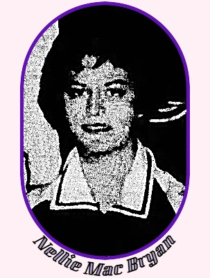 Portrait of Nellie Mac Bryan, Grantham High School, North Carolina, girls basketball player portrait. From the Goldsboro News-Argos, Goldsboro, N.C., March 30, 1959.