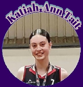 Katiah-Ann Tait, #7, from team photo of the Girlsc U19 basketgball championhip Grand Final championship of her TSC basketballteam in 2025 in which she won the MVP!