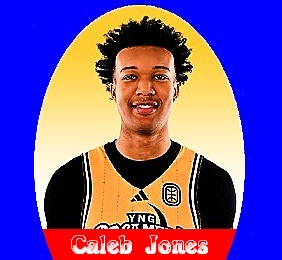 Portrait of Caleb Jones, basketball player for the YNG Dreamerz.