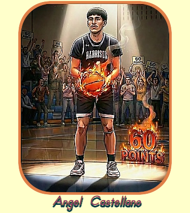 Color drawing of boys basketball player looking to shoot a free throw under a spotlihjjjjjjjjjjjjjjjjjjjjjjjjjjjjjjj