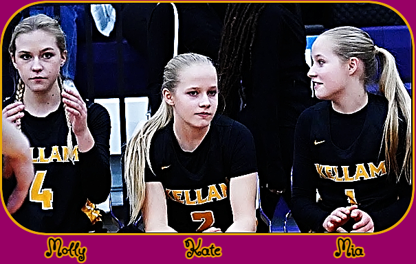 Picture of the Spain sisters, (left to right), Molly, Kate and Mia. Kate and Mia are twins. Kellam High School, Virginia Beach, Virgubua,.