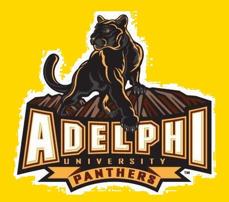 Adelphi logo with Panther