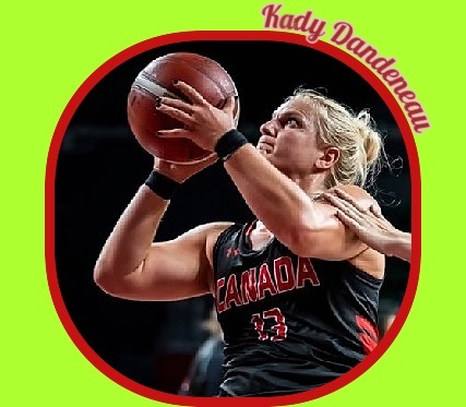 Kady Dandeneau, Canada wheelchair basketball woman, #23, shown shooting.