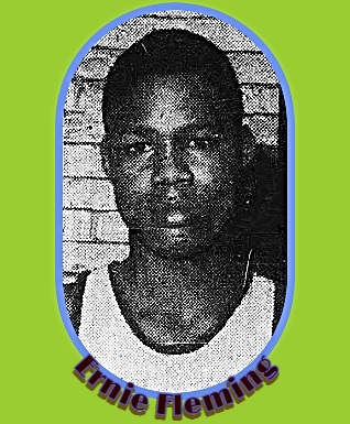 Portrait image of Ernie Fleming, Durfee High School, Massachusetts. From the Fall River Herald News, Fall River, Mass., February 9, 1967.