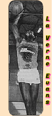 La Verne Evans, Roadspeed Dublin in the Irish Division One putting ball in basket one handed, Sunday World, Dublin, Ireland, Octoberr 11, 1992.