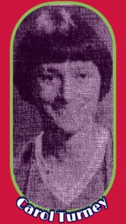Image of Carol Turney=Loos as a University of Victoria basketball player. From the Edmonton Journal, Edmonton, Alberta, February 1, 1980.