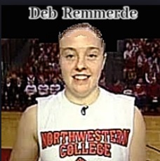 Image of Debbie Remmerde, women's basketball player on the NAIA Northwestern College team.