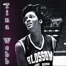 Image of Tina Webb, women's basketball player on the NAIA Arkansas-Monticello Blossom team.