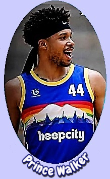 Prince Walker, basketball player for Khon Kaen Hoop City team in Thailand, shown in hoop city blue #44 uniform,