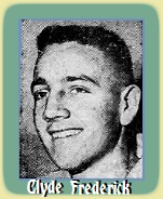 � view portrait of Cyde Frederick, basketball player for West End High School basketball in Birmingham, Alabama, from the Birmingham Post-Herald, February 20, 1957.
