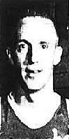 Portrait of Mitchell Caldwell, Jacksonville State Gamecock basketball player. From The Anniston Star, Anniston, Alabama, February 2, 1964.