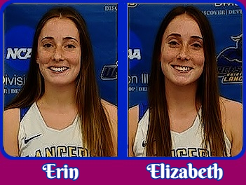 Photos of the Gallella twins, Worcester State University, Erin on the left, Elizabeth on the right.