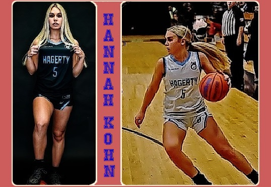 Images of Hannah Kohn, Hagerty High basketball player.