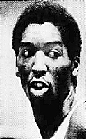 Portrait of boys basketball player, Crescent Valley High, California. From the Los Angeles Times, January 17, 1985.