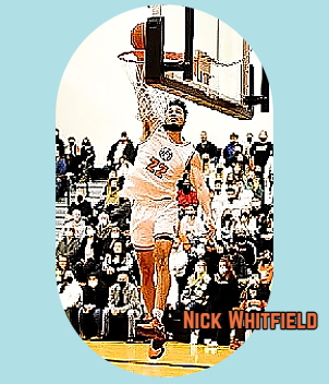 #22, Nick Whitfield, Fredonia High School (New York) basketball player, up by the basket, about to score. Post-Journal file photo.