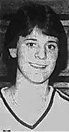 Portrait of girls basketball player from Alliance High School, Nebraska. From The Alliance Times-Herald, Alliance, Nebr., December 15, 1984.