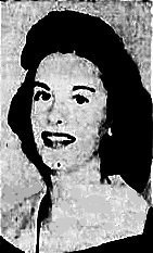 Portrait image of girls basketball player Judy Cameron, Pinehurst High School, North Carolina. From The News and Advertiser, Raleigh, N.C., March 11, 1962.
