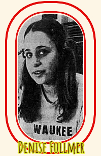 Image of Iowan girls basketball player Denise Fullmer, Waukee High School in school sweatshirt, from the Des ////////////moine Tribune, Des Moines, Ia., January23, 1973.