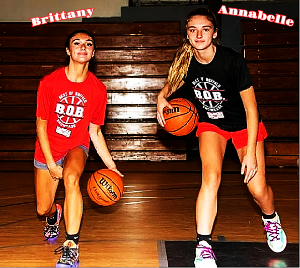 Image of two sisters, Brittany and Annabelle Day, from summer 2022 camp. East High, Buffalo.