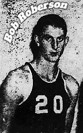 Portrait from waste of #20, Bob Roberson, Birdseye High School, Indiana. From The Dubois County Daily Herald, Jasper, Indiana, December 30, 1953.