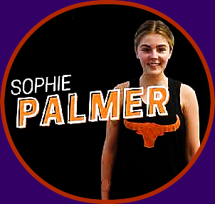 Image of girls Australian basketball player Sophie Palmer, in her Ansett Basketball Club Uniform.