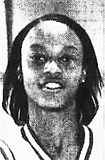 Portrait photo of Tanesheia Thompson, Handley High (Alabama). From The Anniston Star, Anniston, Alabama, March 19, 2000.