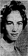 Portrait of Brenda Wall, Copeland High School basketball player in North Carolina. From the Winston-Salem Journal, Winston-Salem, N.C., January 30, 1960