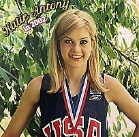 Image of basketball player Katie ANtony when at the 2002 USA Basketball Youth Development Festival.