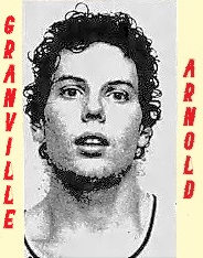 Portrait photo of Granville Arnold, basketball player for Sullivan North High School in Tennessee,. From the Bristol Herald Courier, Bristol, Virginia-Tennessee, March 5, 1982.