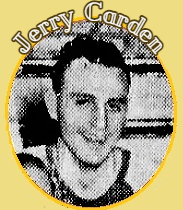 Photo of Jerry Carden, Columbus Mill in the Columbus Industrial League. Croped from a team picture of the Villa Nova semi-pro team in The Columbus Enquirer, Columbus, Georgia, March 2, 1964. Photo by Joe Railey..