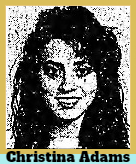 Portrait of New Yorker, girls basketball player Christina Adams. From theMarch 7, 1991 Los Angeles Times.