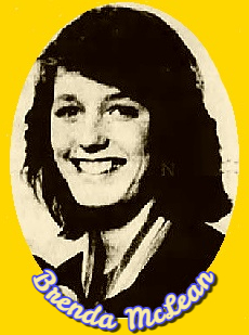  profile of Brenda McLean, Marysville High Vokette basketball player 1981 graduate. Image from the Sunday Times Herald, Port Huron, Muchigan, December 14, 1980.