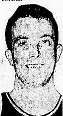 Portrait of basketball player Charlie (Goose) Pester. From The Kingston Whig Standard, Kingston, Ontario, December 4, 1963.