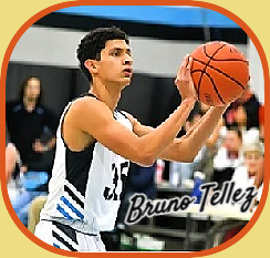 Bruno Tellez, #35, Lafayette Christian High School in Georgia, shown shooting a foul shot to our right.
