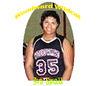 Ava Small, Woodward High Wildcats (Quincy, Massachusetts), number 35, in oval frame.