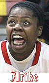 Arike Ogunbowale, girl basketball player for Divine Savior Holy Angels high school.