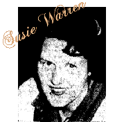 Image if Susie Warren, Cool Springs (North Carolina) High School basketball player. From The Statesville Daily Record, March 20, 1952