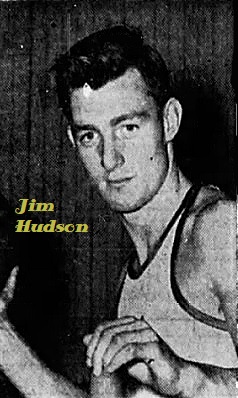  upper body shot, facing to our left, of Jim Hudson, Atlantic Higlands High School boys basketball player (New Jersey), from the Asbury Park Sunday News, January 11, 1970.