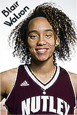 Image of Blair Watson, girls basketball player for Nutley High, New Jersey.