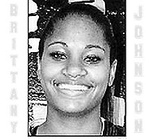 Portrait photo of Brittany Johnson, girls basketball player in 2007 for Illinois' Olney High.