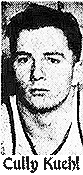 Image of Cully Kuehl, veteran basketball player playing for the Kewaunee A.C. in 1956 at the Green Bay YMCA Invitational Tournament. From the Green Bay Press-Gazette, Green Bay, Wisconsin, March 22, 1956.