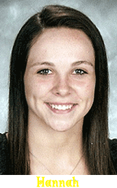 Hannah Thome, Chagrin Falls High School (Ohio) basketball player. Portrait.