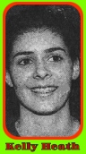 Portrait image of girls basktball player, Kelly Heath, Jefferson High School, Lafayette, Indiana. From the Journal and Courie, Lafayette, Indiana, December 2, 1992.