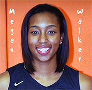 Portrait of Megan Walker, Virginia girls basketball player for the Monacan High Chiefs.