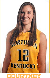 Courtney Roush, Northern Kentucky women's basketball player, number 12.