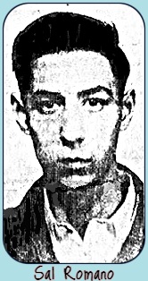 Picture of Sal Romano, 16 year old basketball player on the Sioux Athletic Club, New Utrecht Y.M.C.A. Junior Division League. From The Brooklyn Daily Eagle, Brooklyn, New York, February 27, 1947.