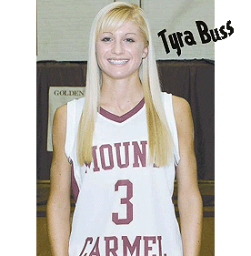 Tyra Buss, Mount Carmel basketball player, number 3