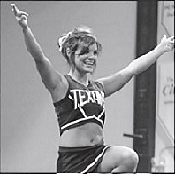 Image of Texas cheerleader