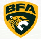 BFA logo, with ikkustration of a jaguar.