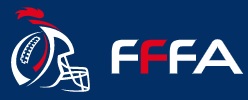 Fédération française de football américain (FFFA) logo.